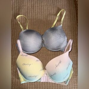 Hurley Women's Gradient Pastel Bras - Gray & Pastel Multicolor